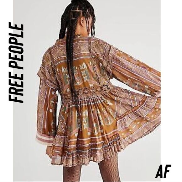 FREE PEOPLE AUGUSTINE DRESS NEW XS - Picture 3 of 14